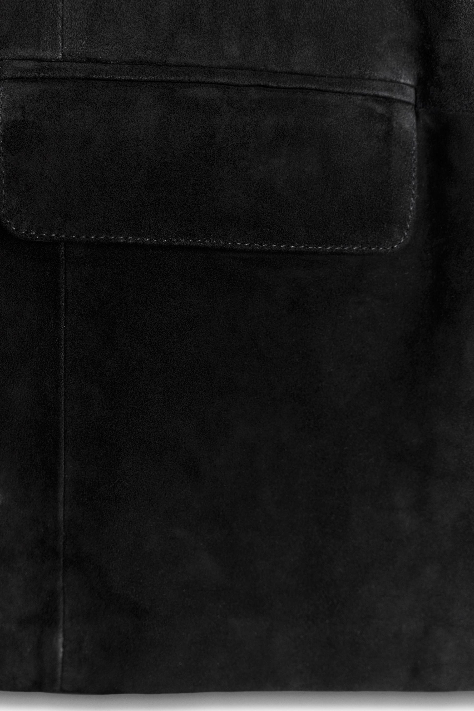 Übergroße Wildlederjacke in limitierter Auflage