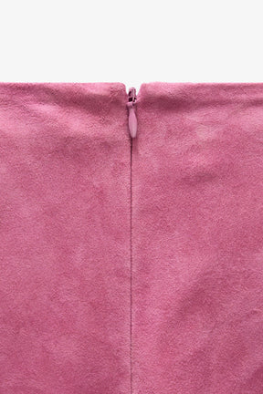 Midirock aus Wildleder