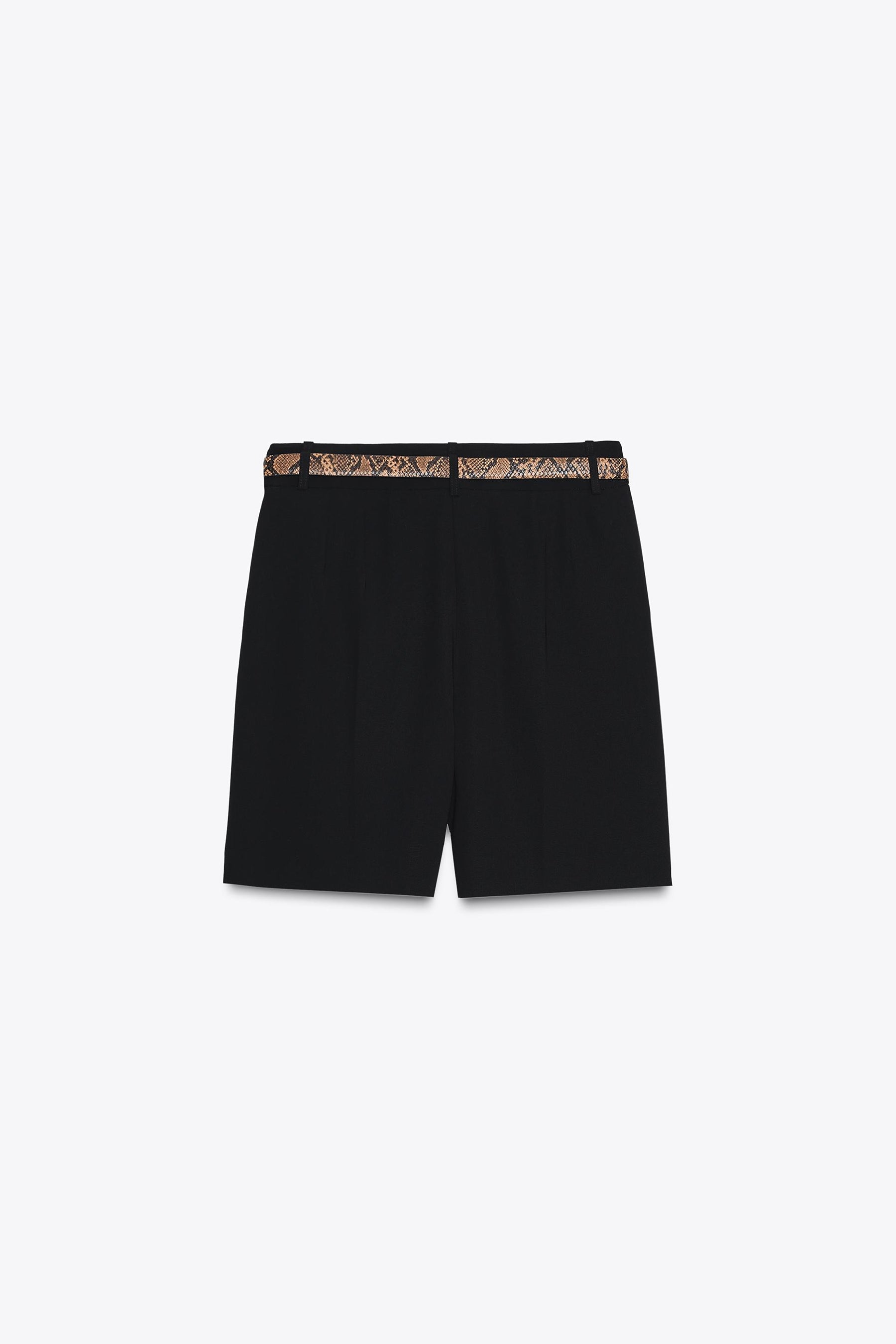 Darts Gürtel-Bermudashorts