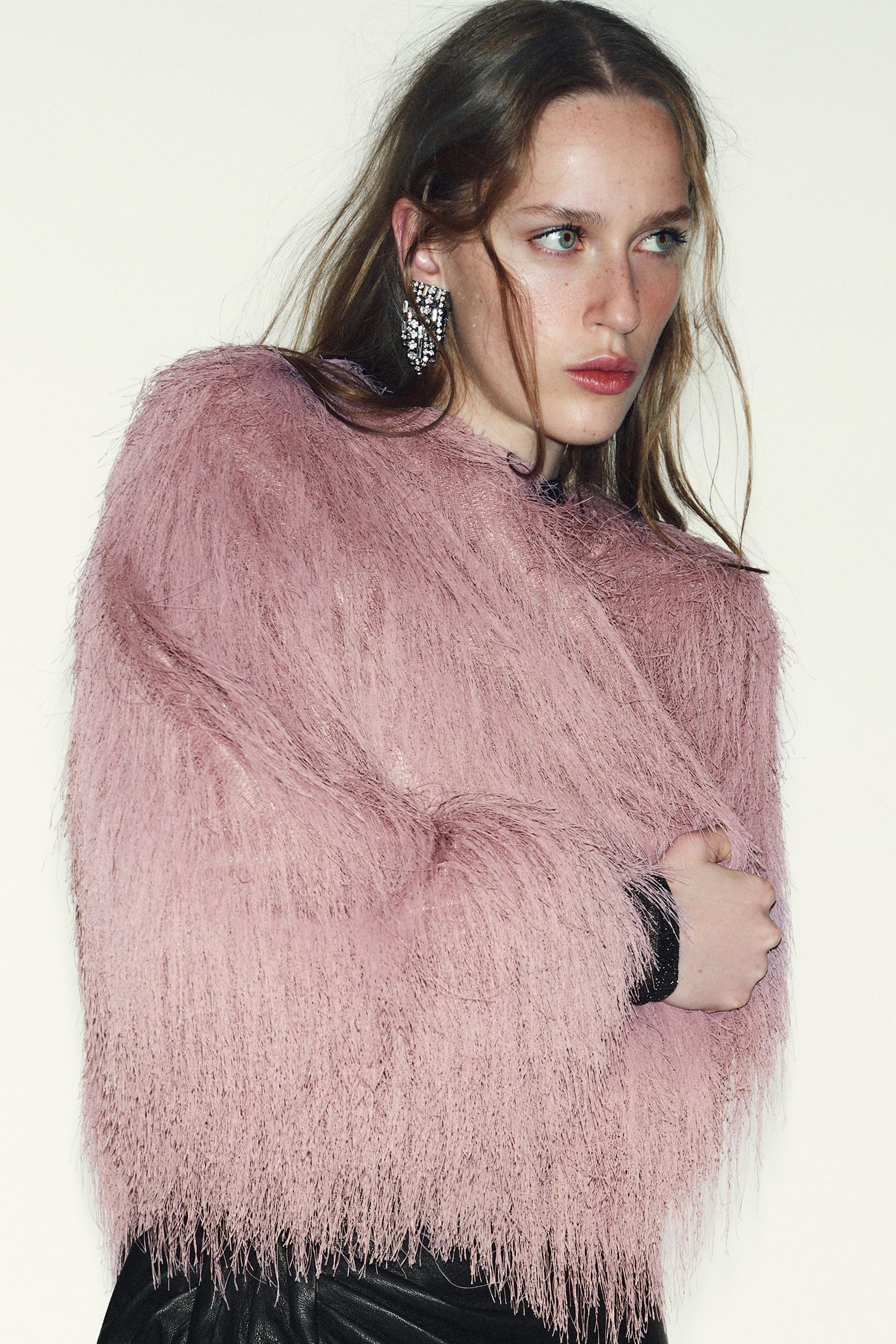 Bomberjacke mit Fransen