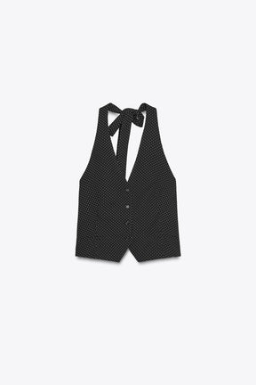 Bluse mit Polka-Dots