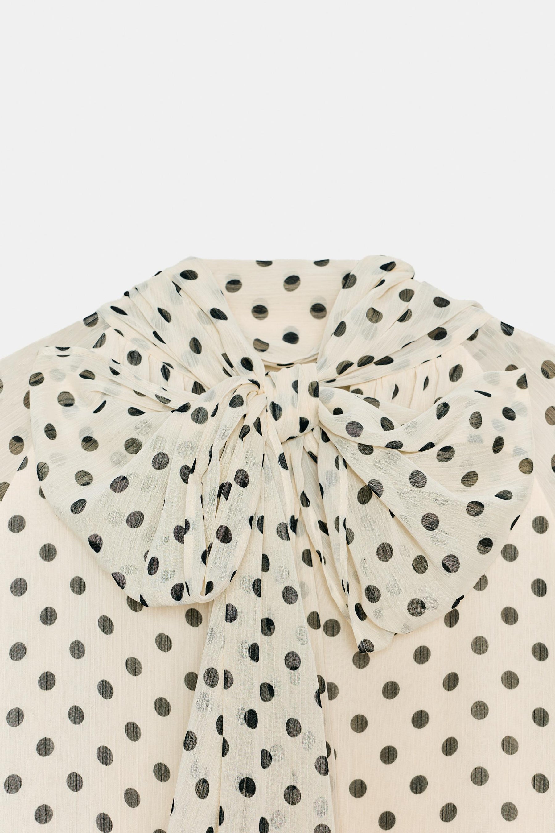 Bluse mit Polka-Dots