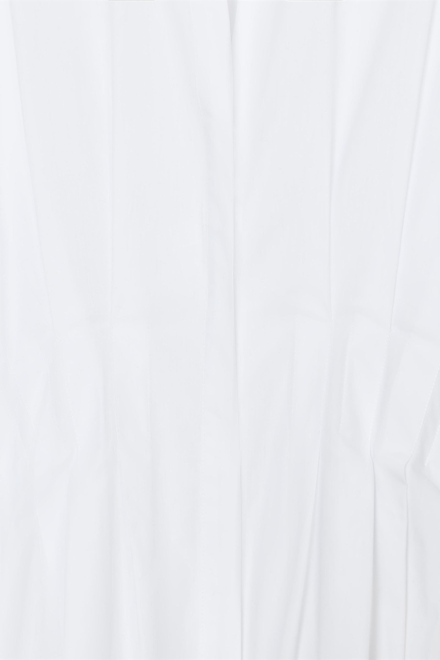 Plissiertes Popelinehemd