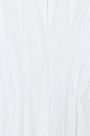 Plissiertes Popelinehemd