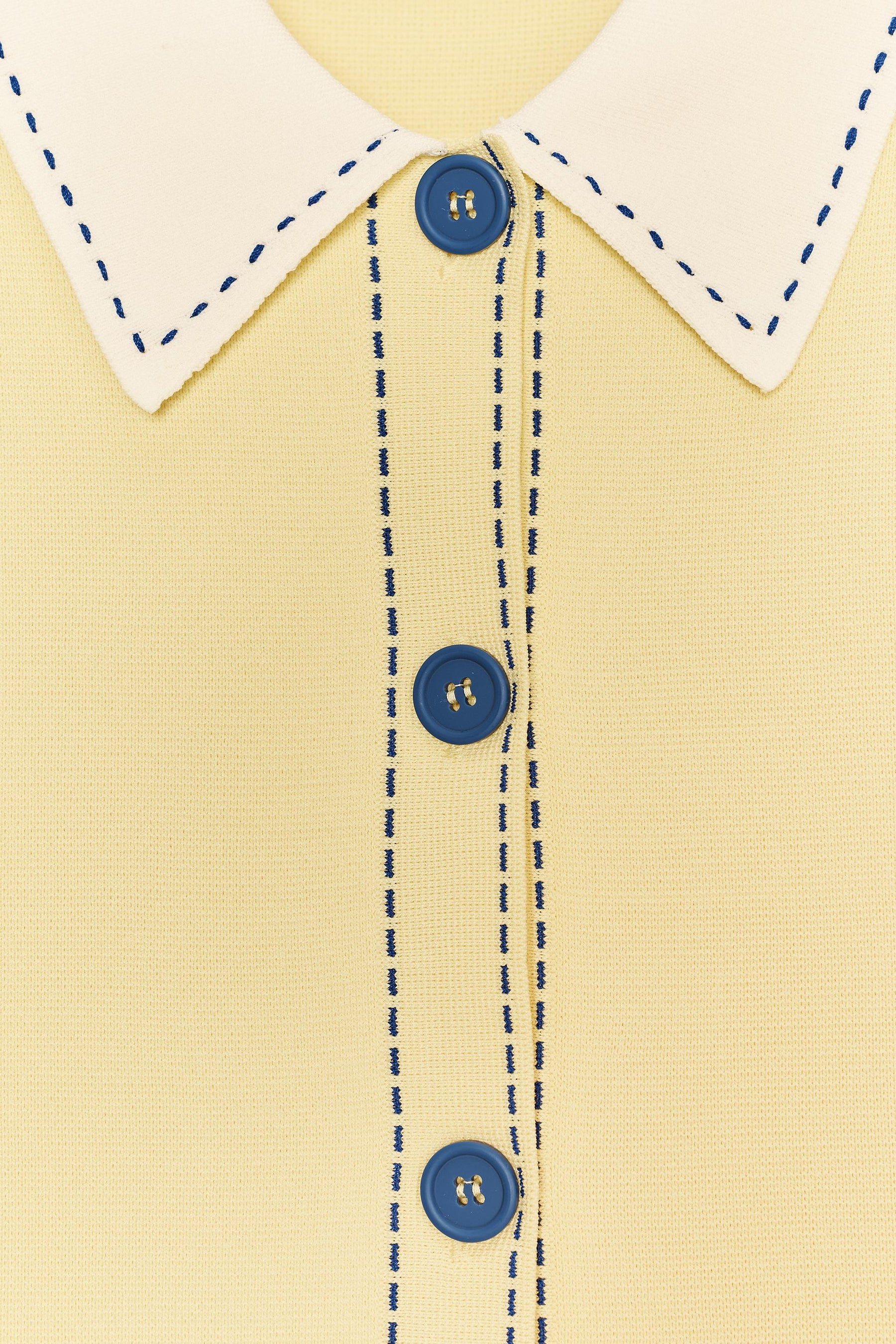 Strick-Polo-Cardigan