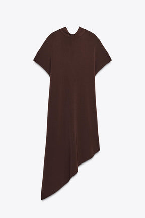 MIDI TUNIC DRESS WITH BOW - Image 6