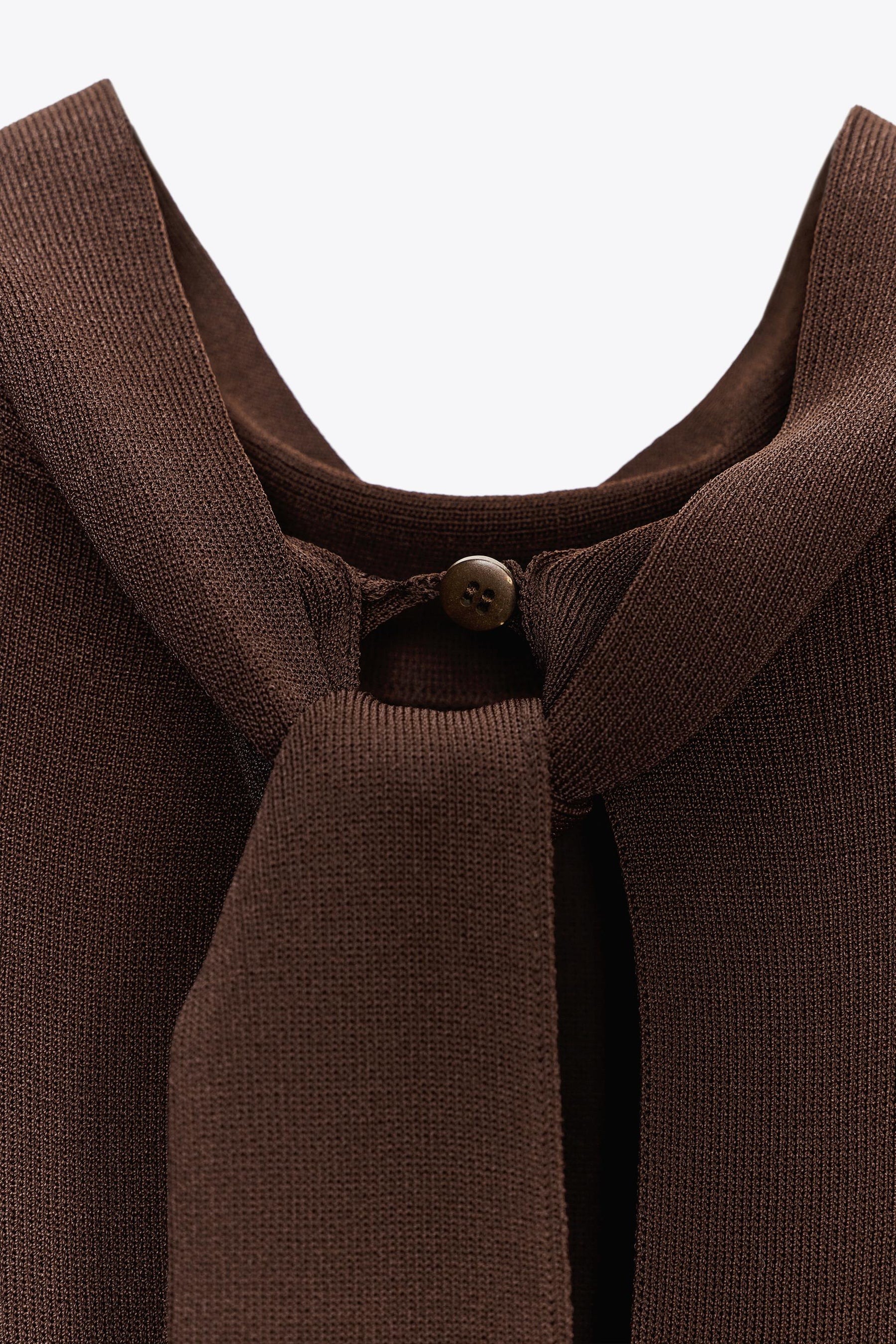 MIDI TUNIC DRESS WITH BOW - Image 8