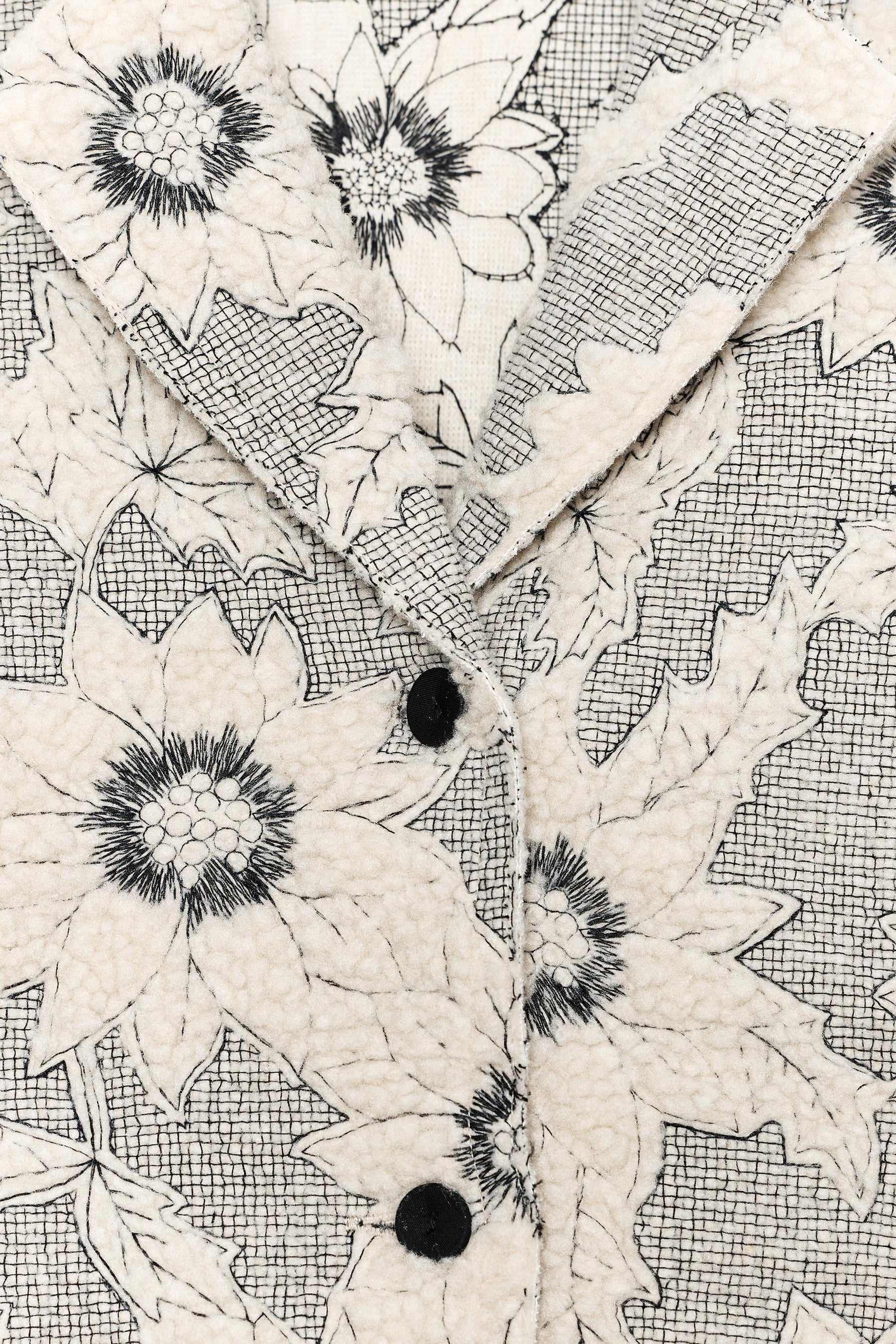 FLORAL TEXTURED BLAZER - Image 6