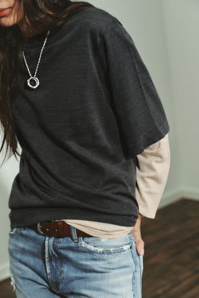 DOUBLE-LAYER KNIT JUMPER - Image 2