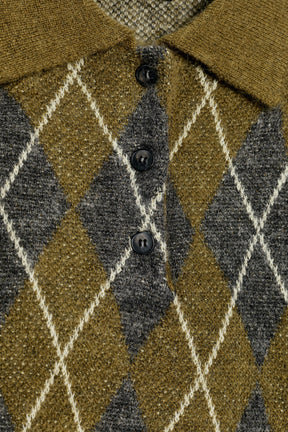 Diamantstrickpullover