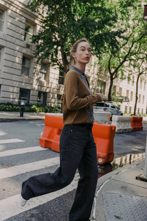 Argyle-Strick-Polohemd