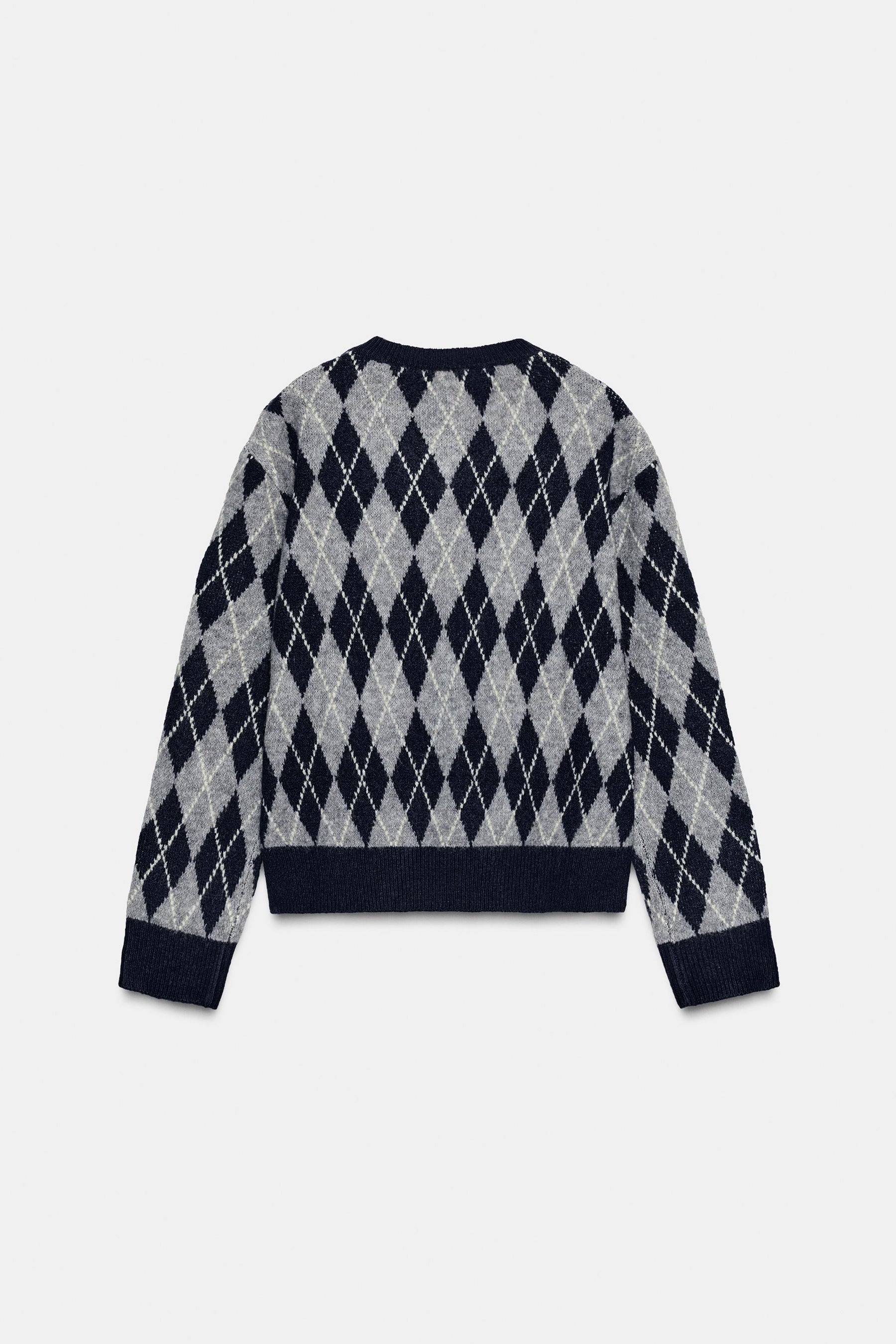 DIAMOND KNIT JUMPER - Image 2