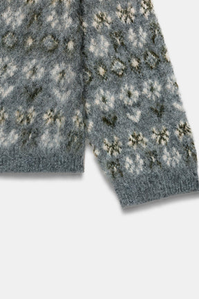 Jacquard-Strickpullover