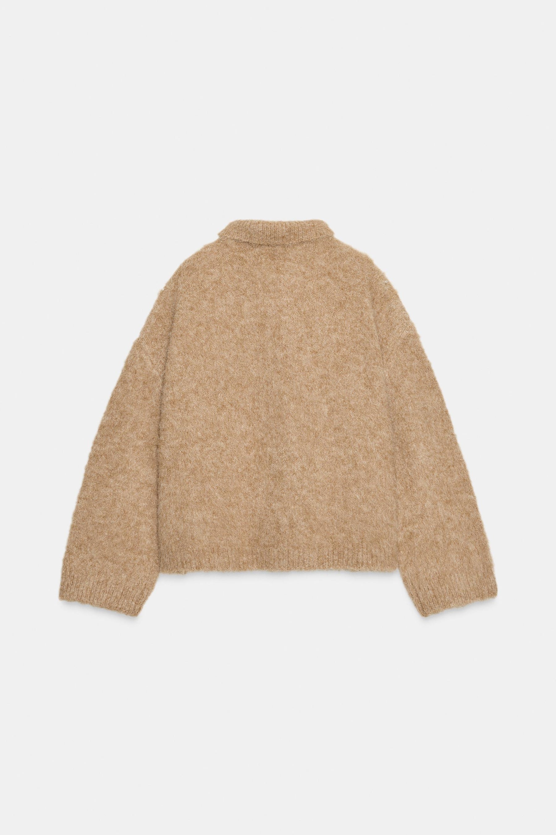 BRUSHED EFFECT KNIT JUMPER - Image 7