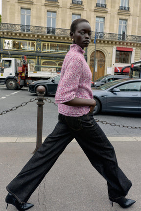 Mehrfarbiger Strickpullover