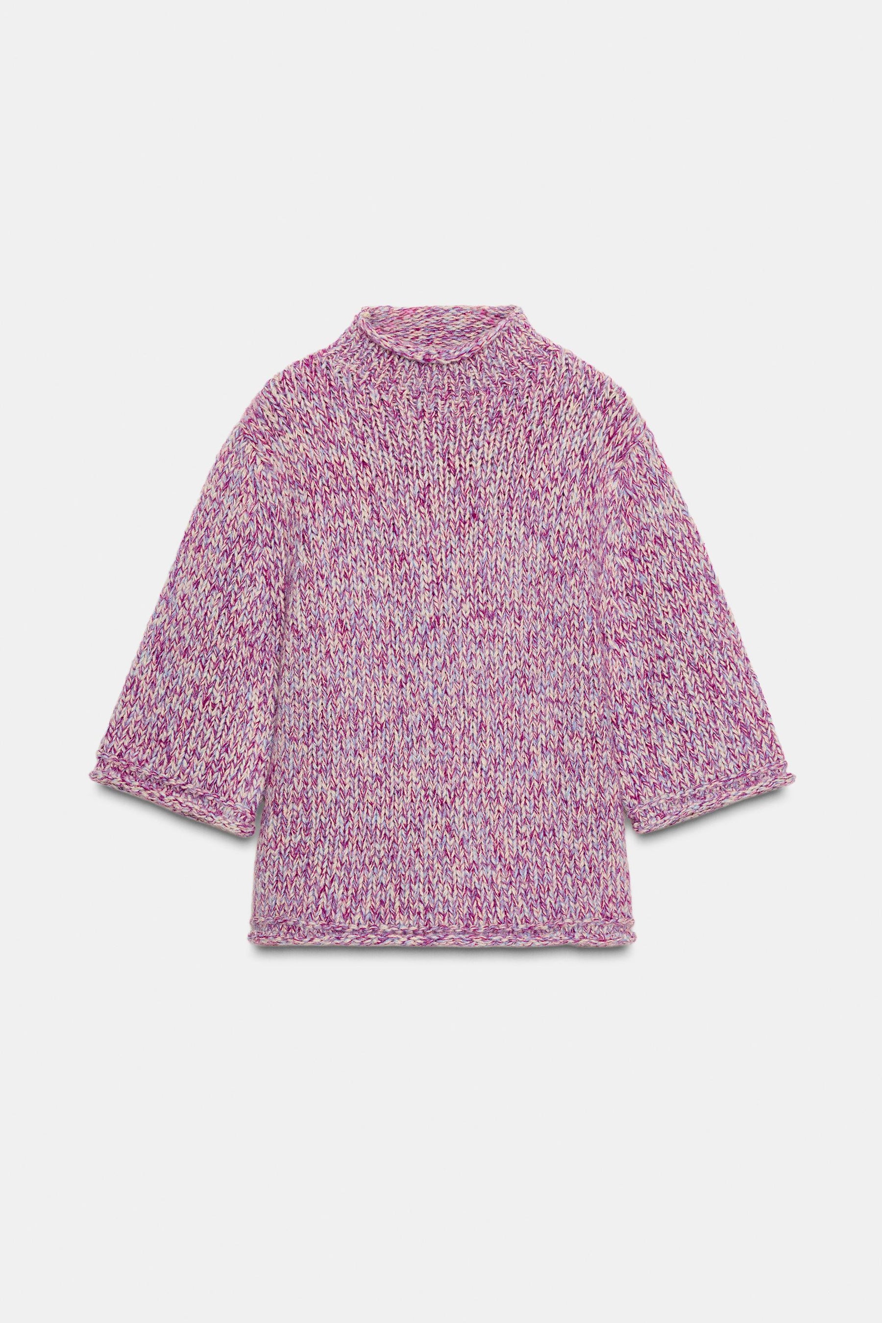 Mehrfarbiger Strickpullover