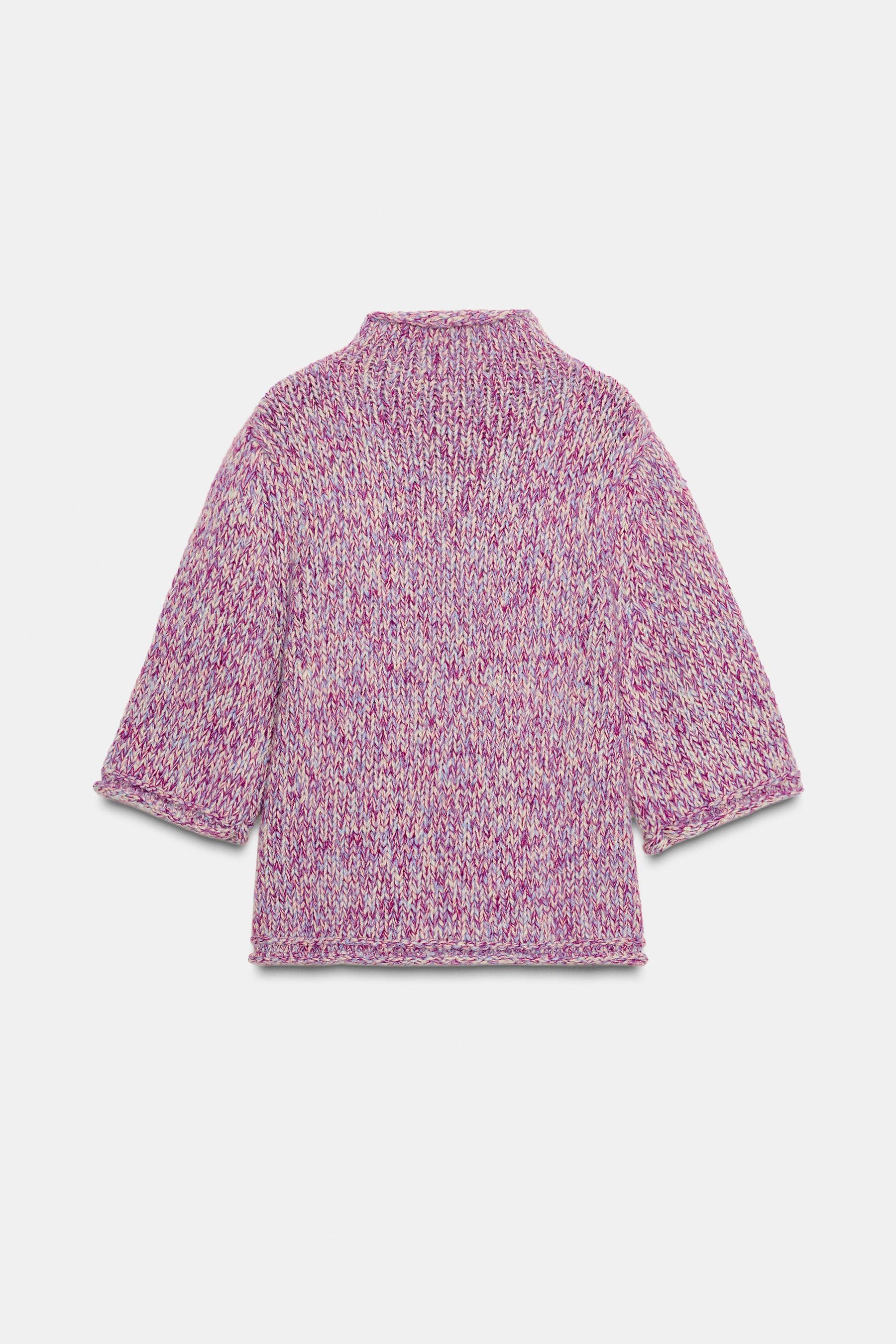 Mehrfarbiger Strickpullover