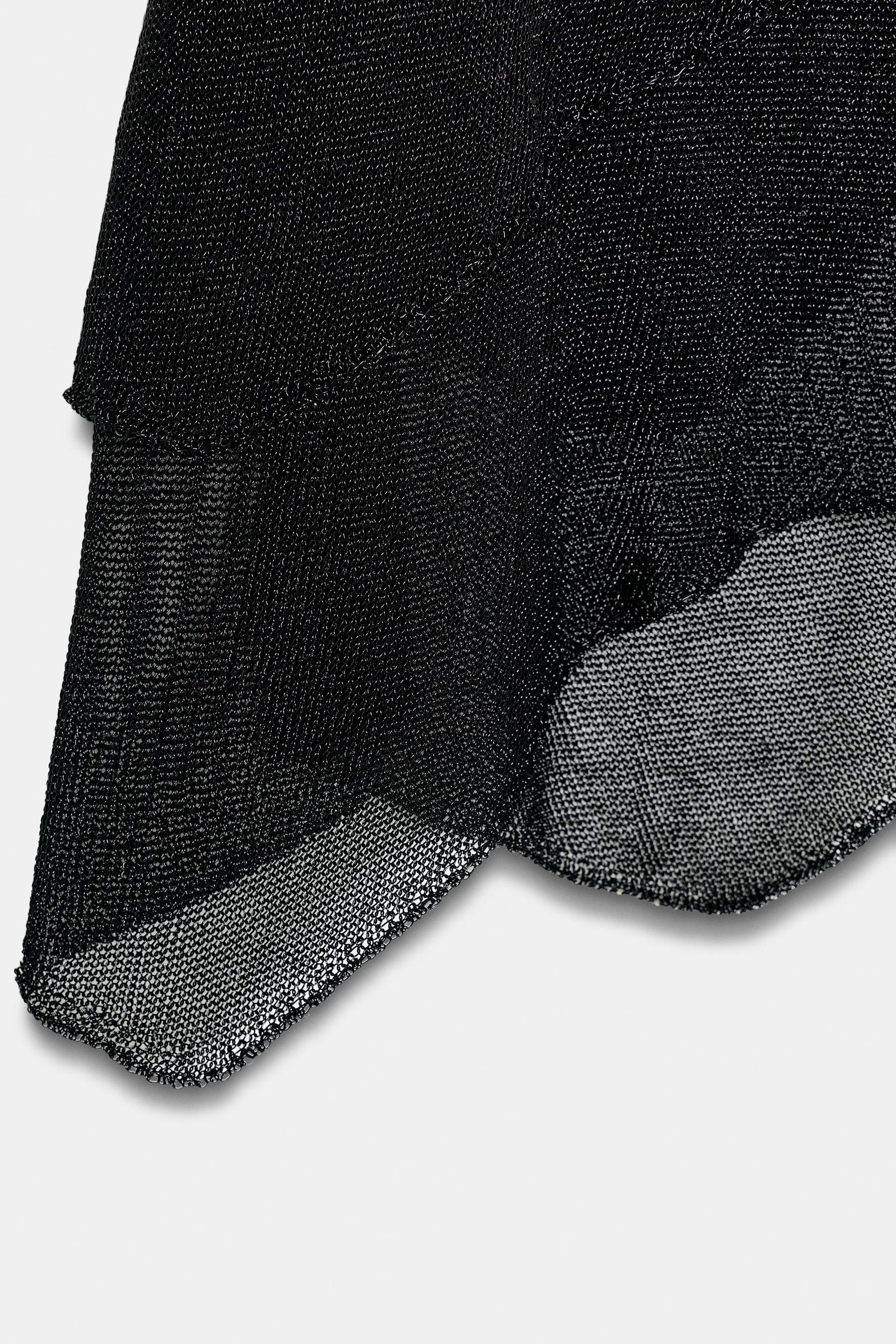 METALLIC KNIT SKIRT - Image 8