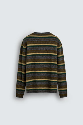 STRIPED JACQUARD CARDIGAN - Image 6