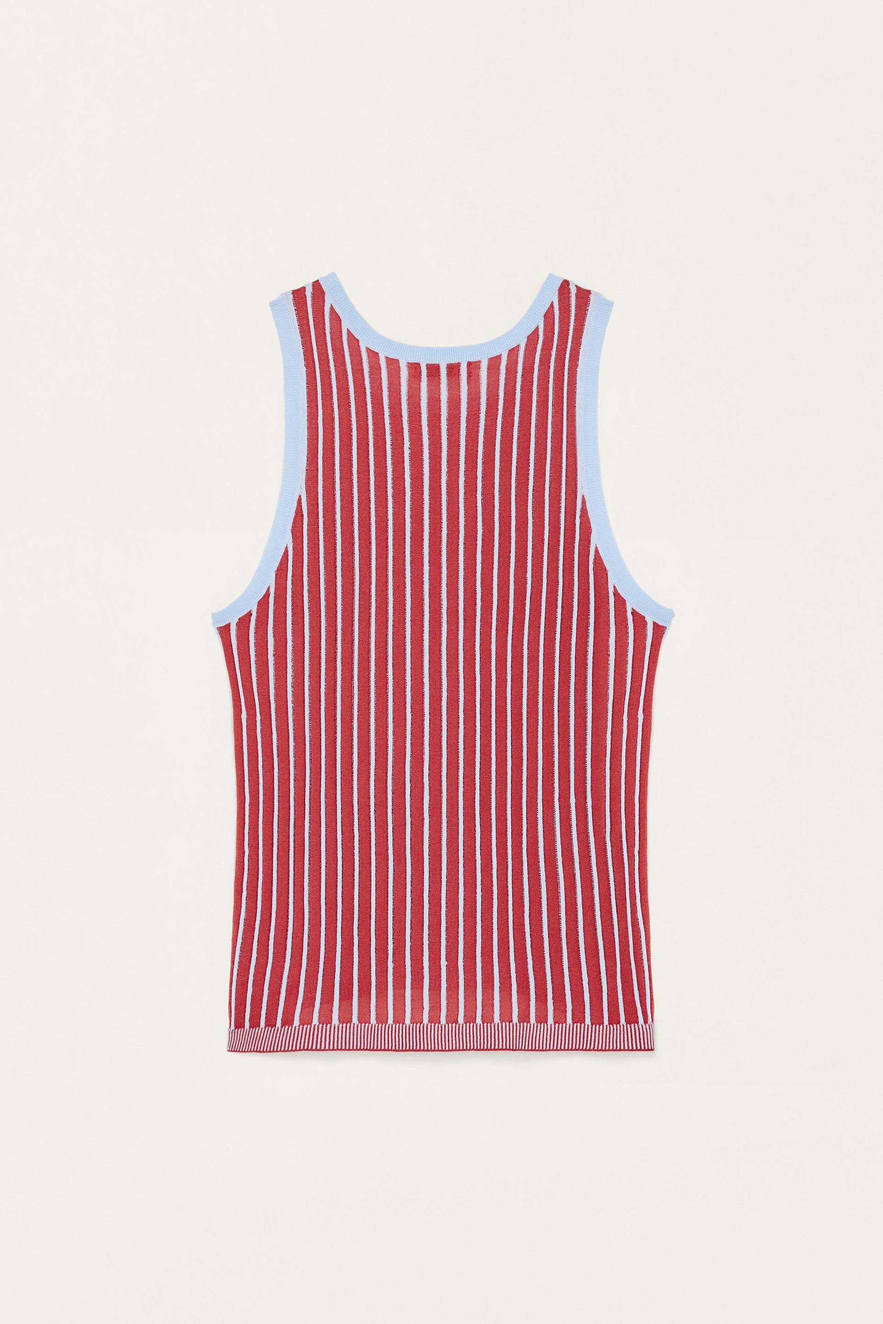 LIMITED EDITION STRIPED JACQUARD KNIT TANK TOP - Image 5