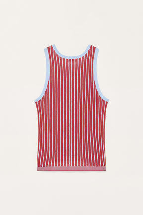 LIMITED EDITION STRIPED JACQUARD KNIT TANK TOP - Image 5