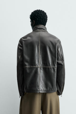 Pocket Leather Jacket