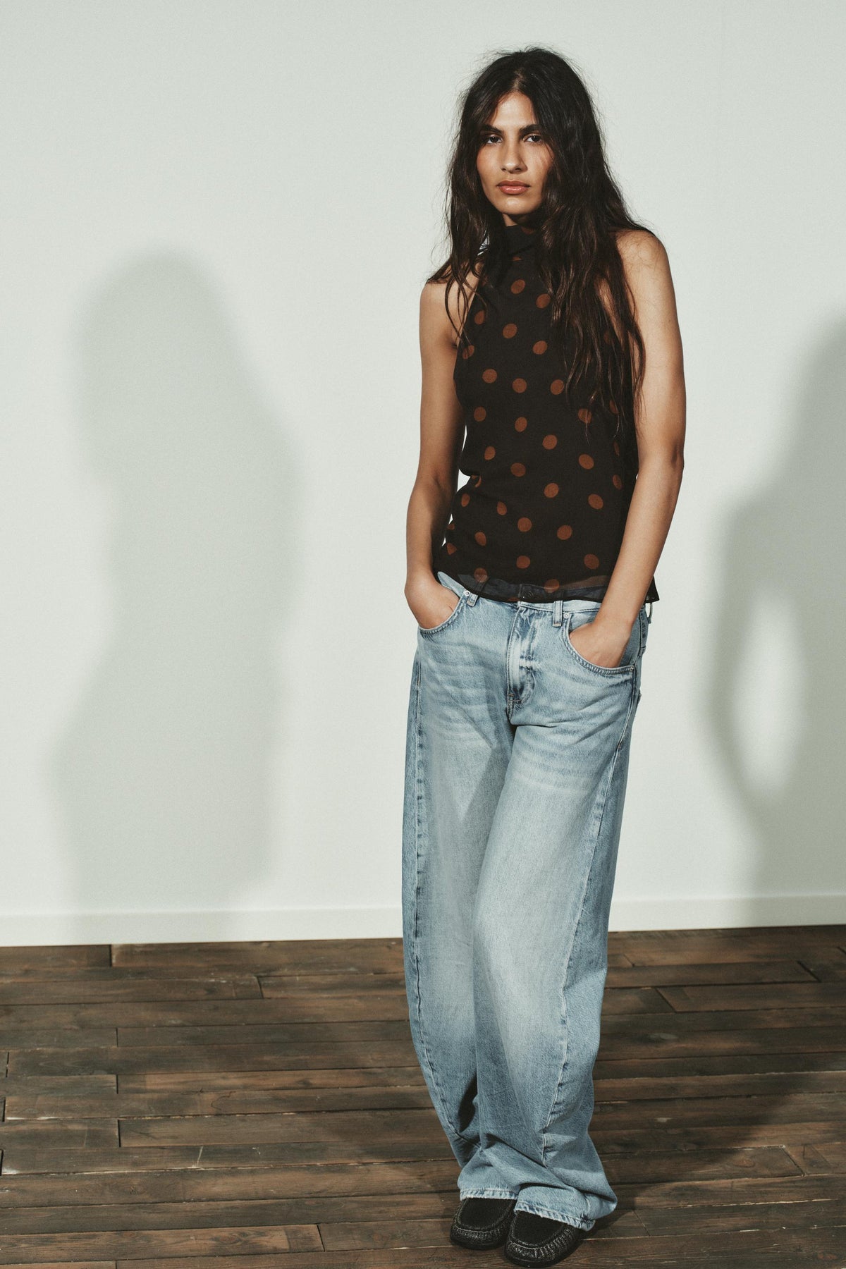 Polka Dot Neckholder-Top