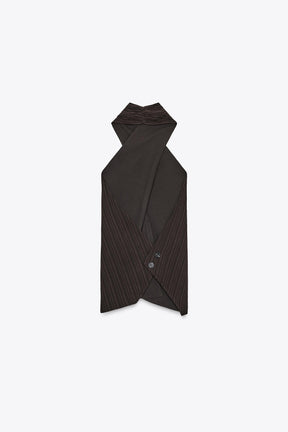 Gestreiftes Neckholder-Top