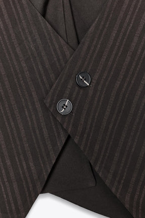 Gestreiftes Neckholder-Top