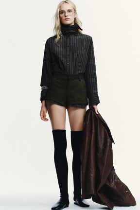 Baumwollhemd mit Karomuster