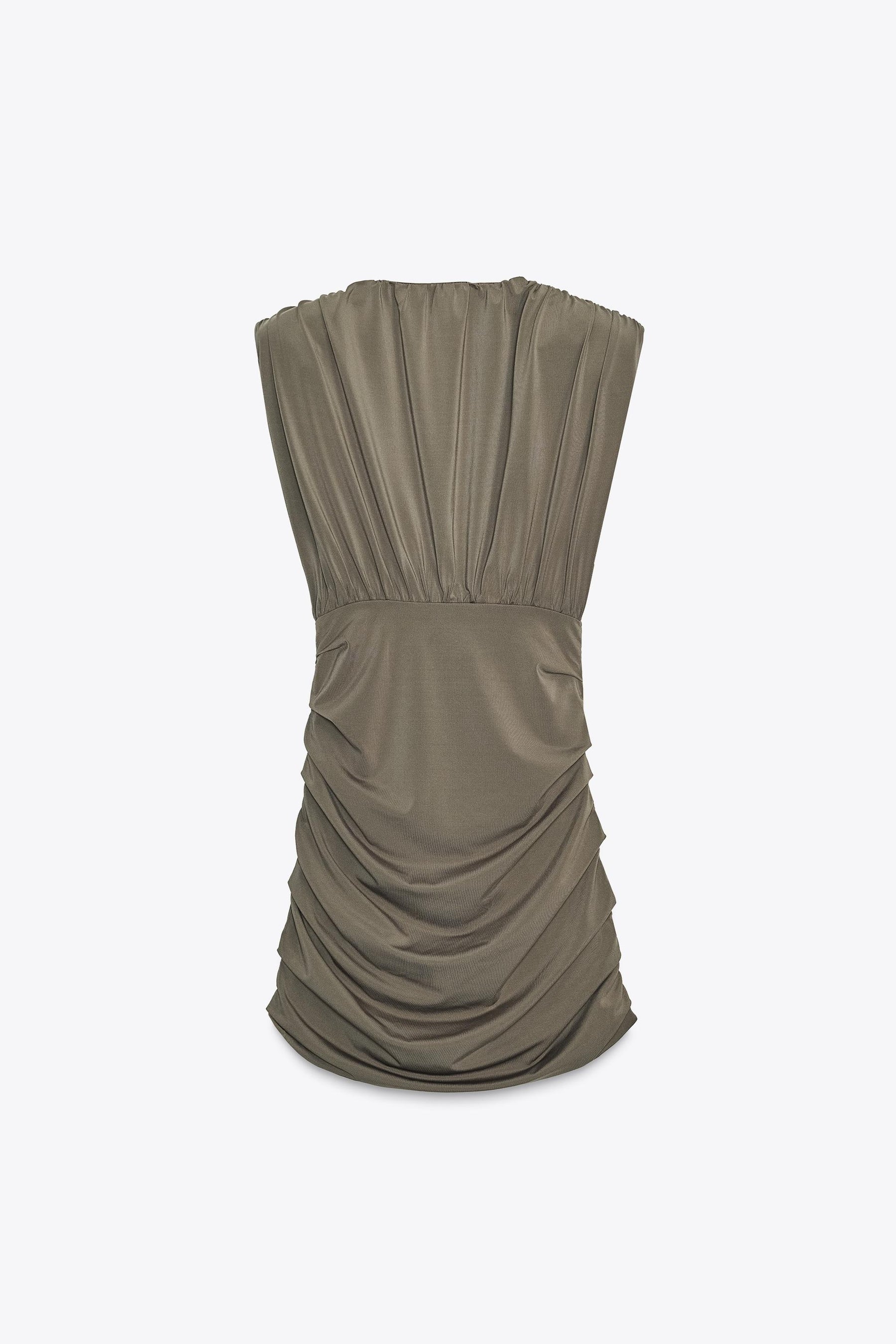 SHORT DRESS WITH SHOULDER PADS - Image 5