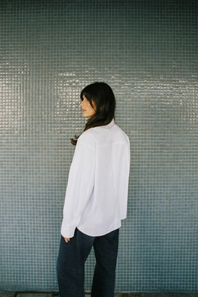 Popelinehemd mit Tasche