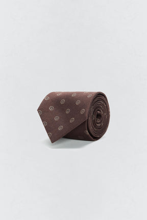 SILK - WOOL TWILL TIE SOSHIOTSUKI x - Image 3