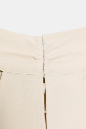 Perlenbesetztes Neckholder-Top