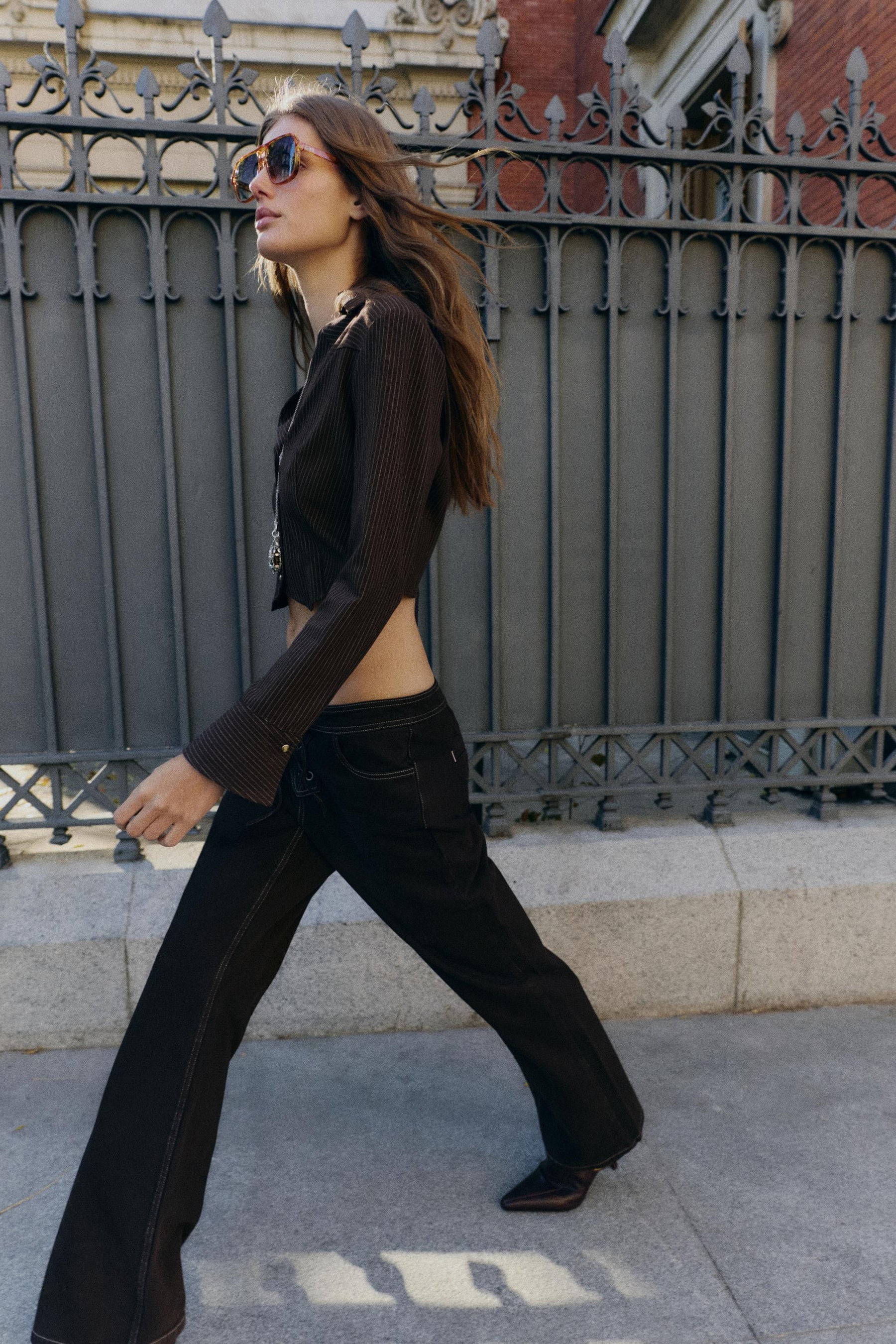 KURZES GESTREIFTES HEMD