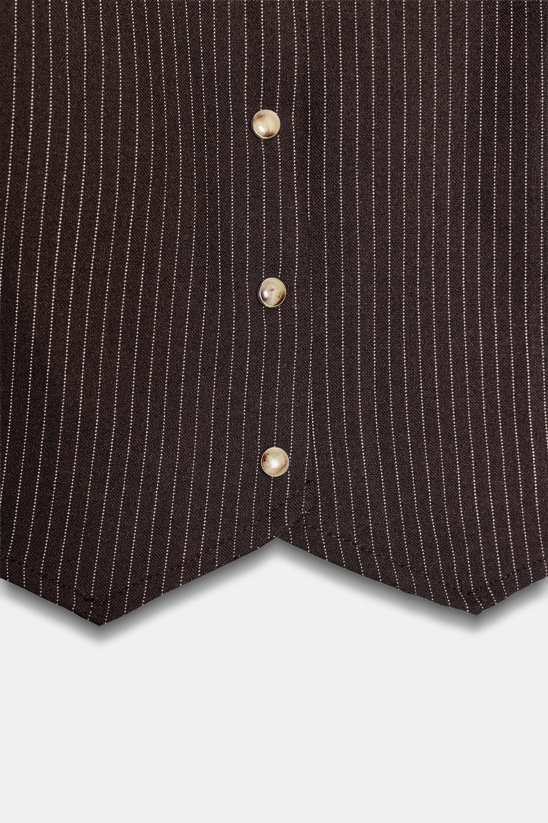 KURZES GESTREIFTES HEMD