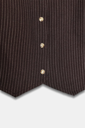 KURZES GESTREIFTES HEMD