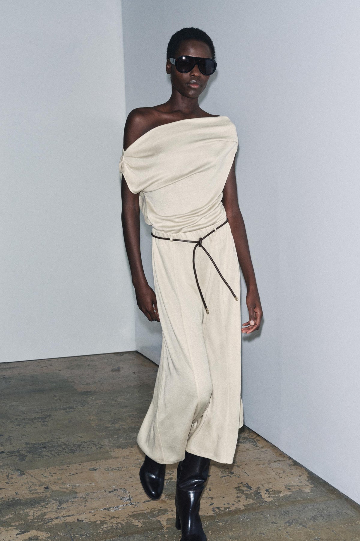 Asymmetrisches Stricktop