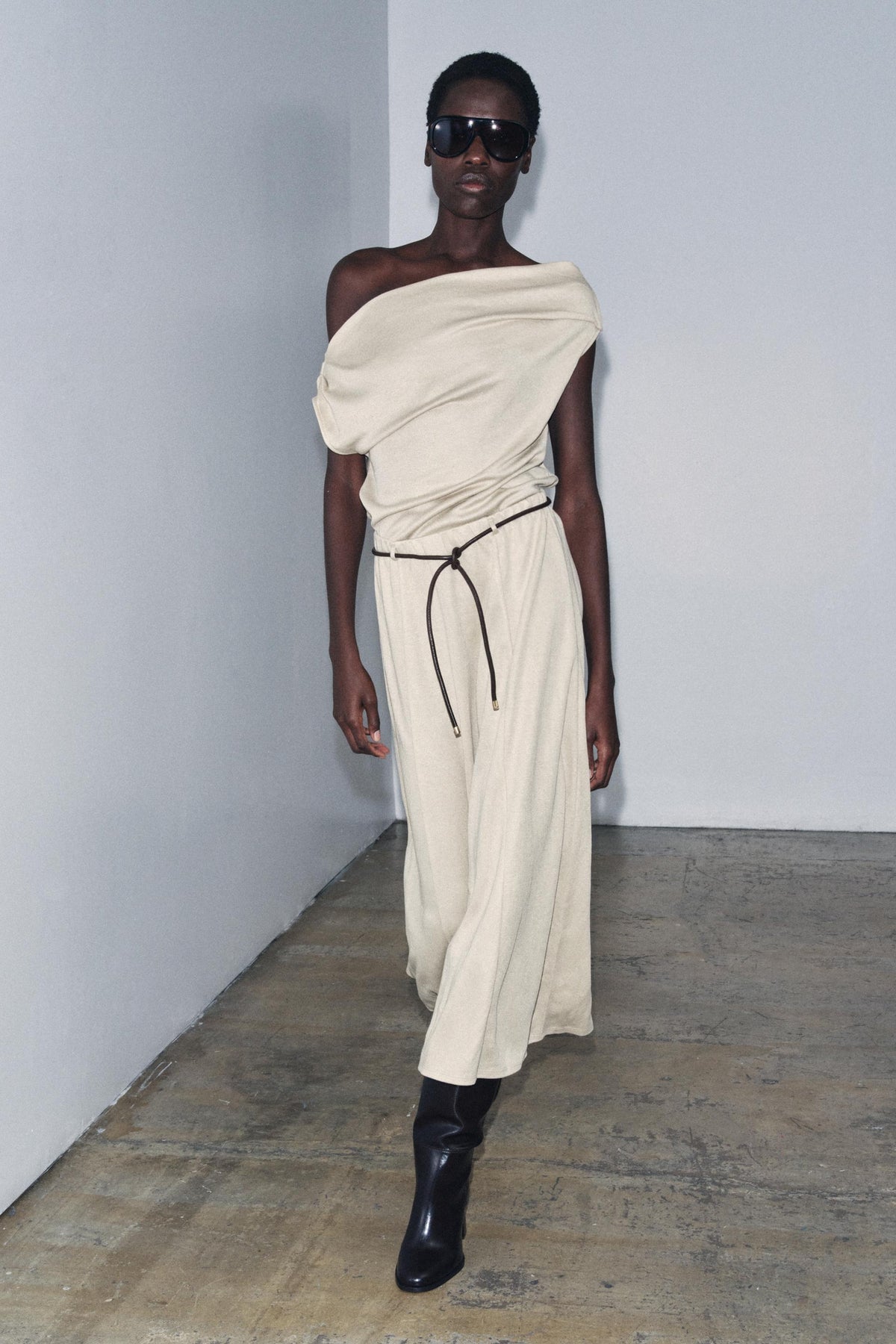 Asymmetrisches Stricktop