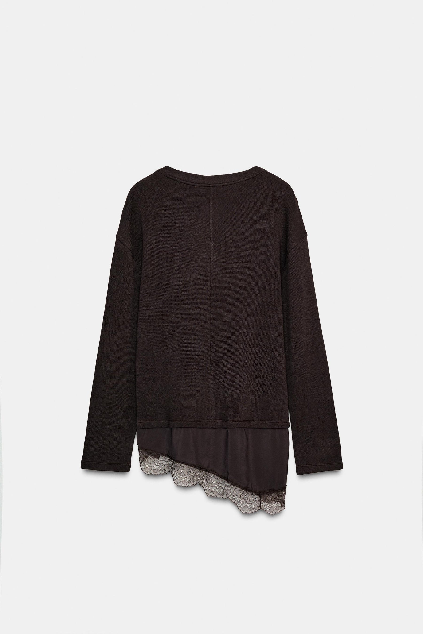 SPITZEN-KOMBINATIONSSHIRT