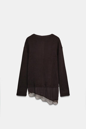 SPITZEN-KOMBINATIONSSHIRT