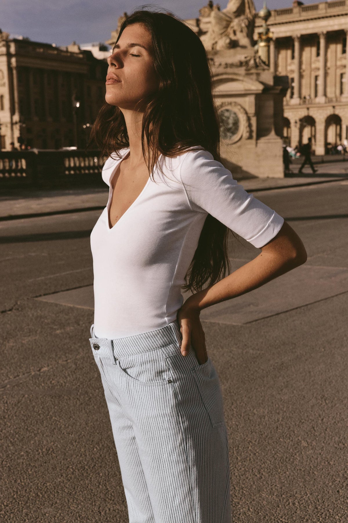 Hemd aus gewaschener Baumwolle