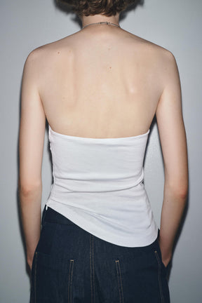 Asymmetrisches Bandeau-Top