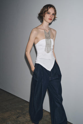 Asymmetrisches Bandeau-Top