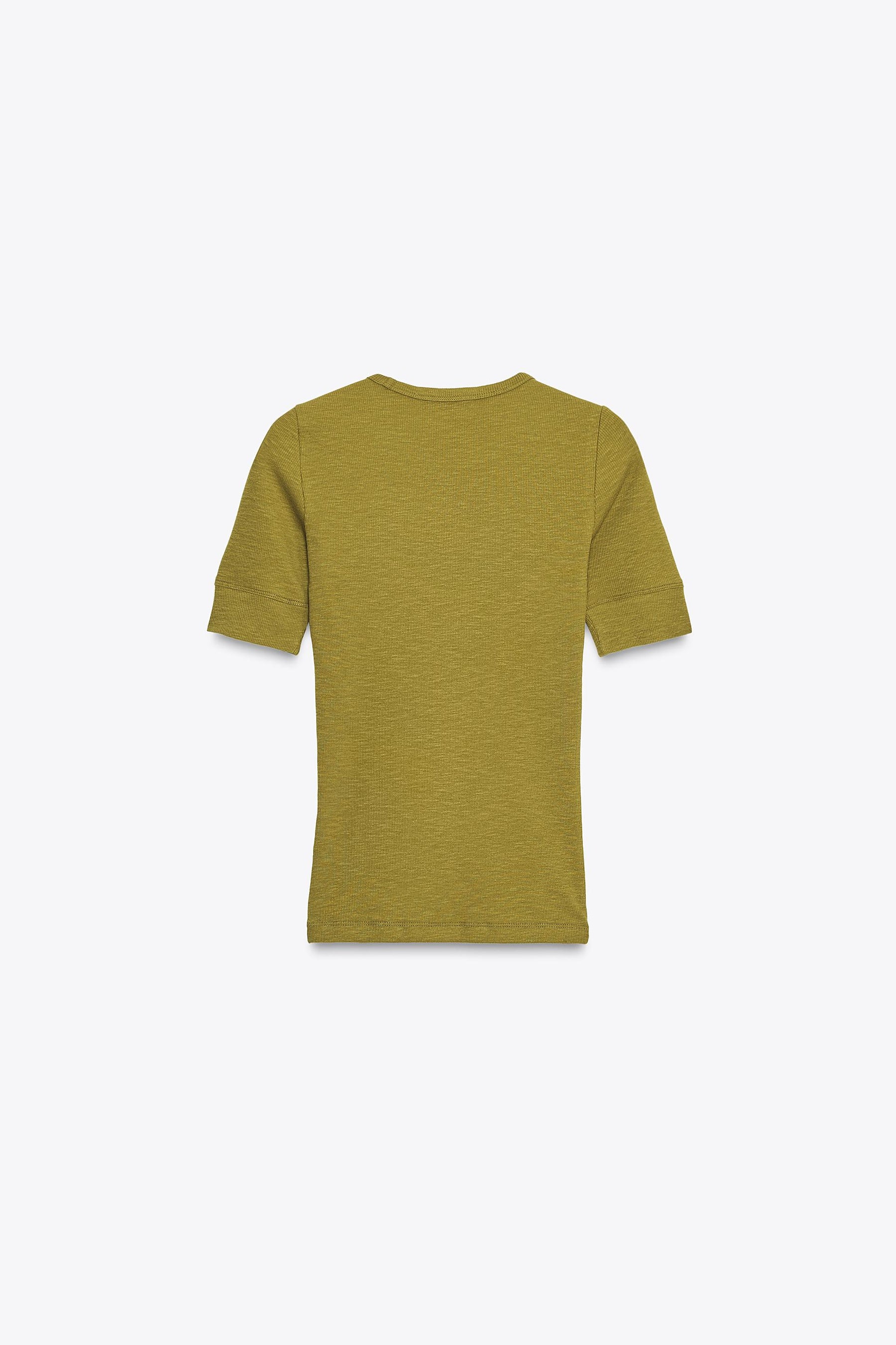 Rippstrick-Kurzarmhemd