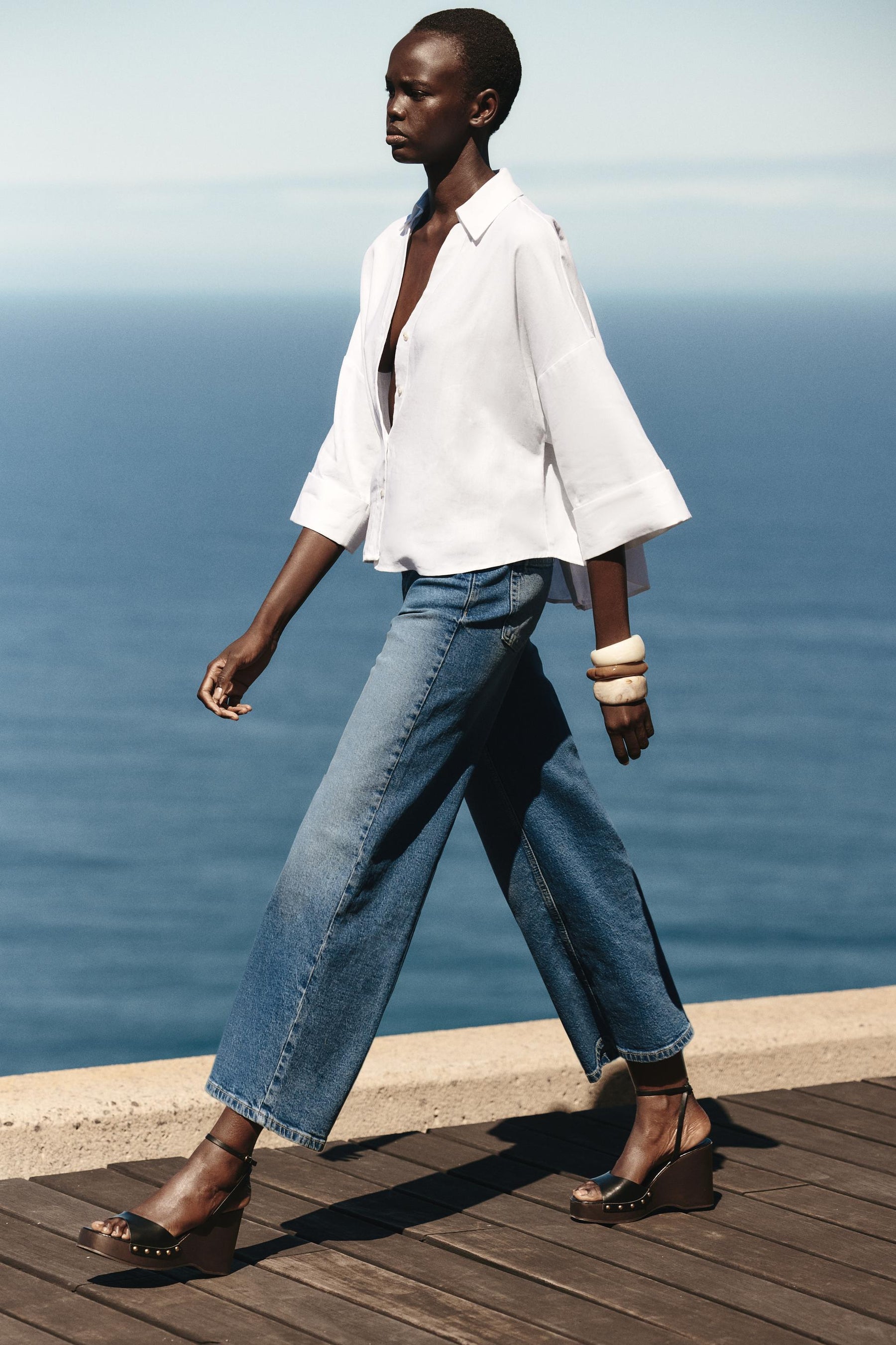 Hemd aus Leinenmischgewebe