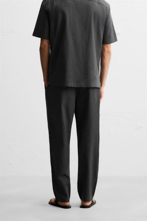 COTTON/LINEN TROUSERS - Image 3