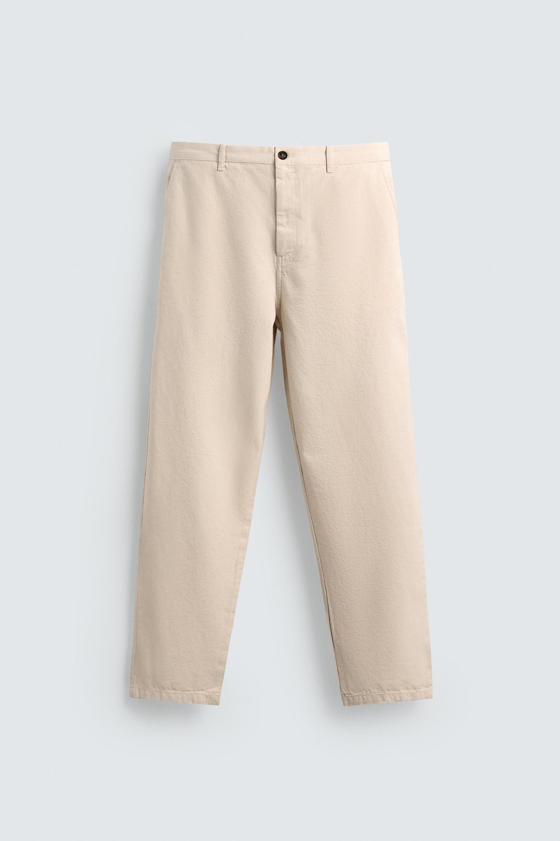 STRAIGHT-LEG CHINO TROUSERS - Image 5