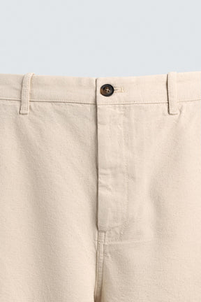 STRAIGHT-LEG CHINO TROUSERS - Image 7
