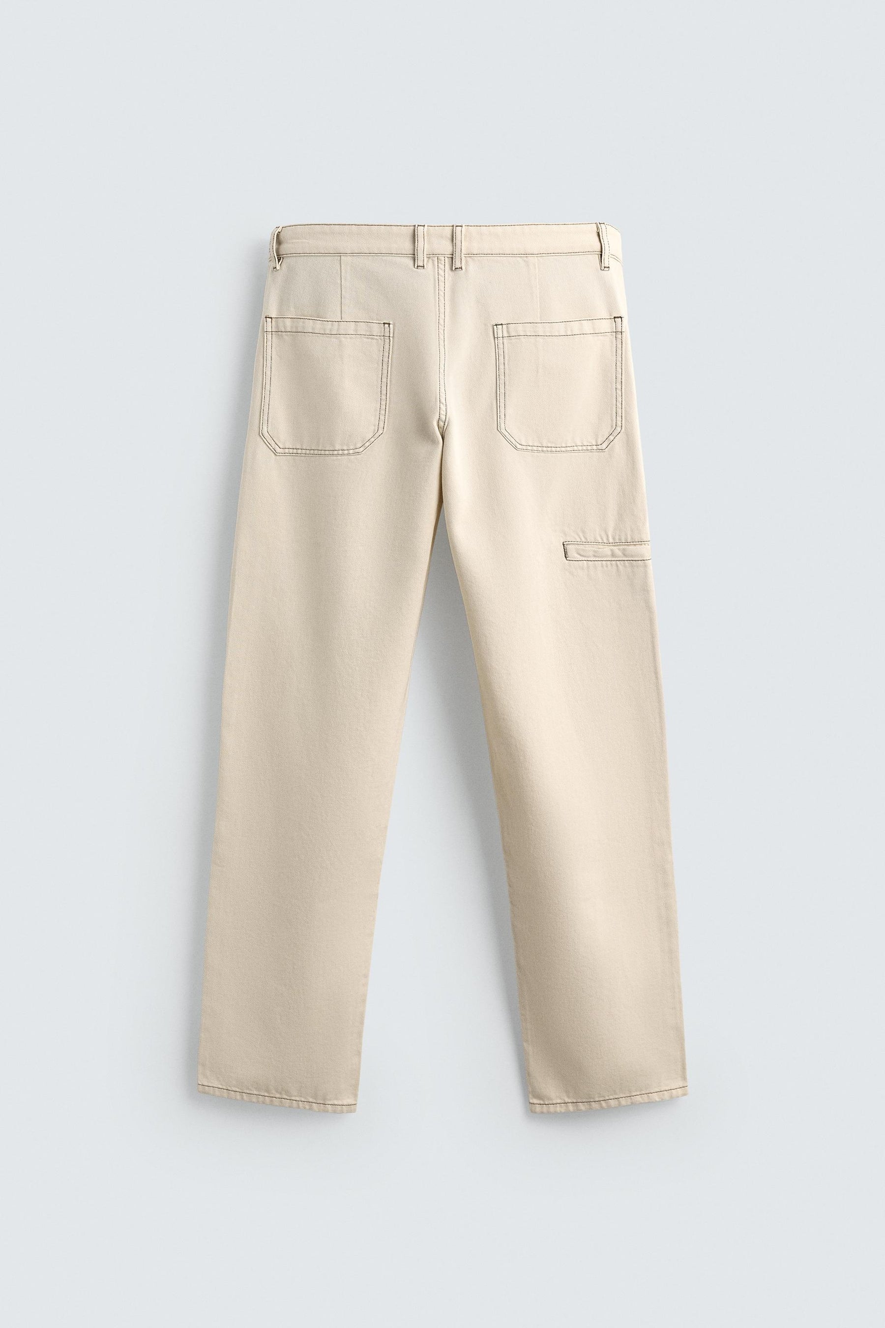 CONTRAST STITCHING TROUSERS - Image 7